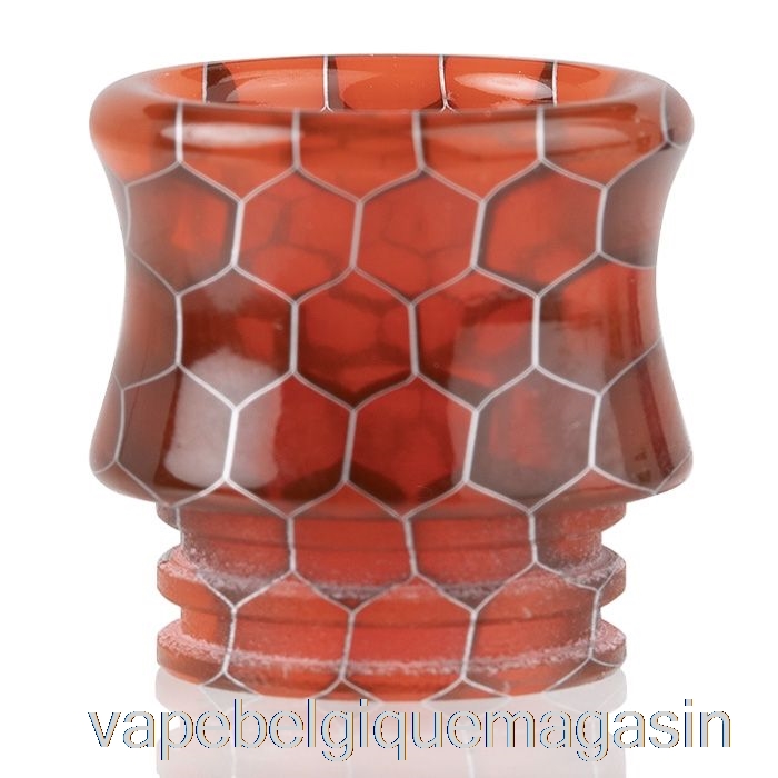 Vape Shop Bruxelles 810 Couronne Peau De Serpent Résine Drip Tip Rouge